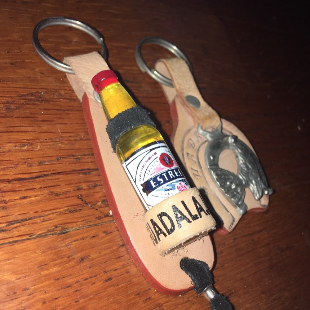 Genuine Leather Handmade Keychains - Picture 2 of 3